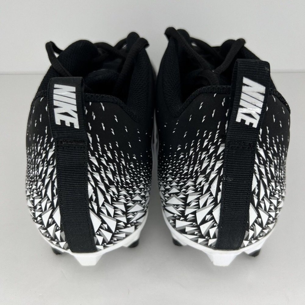 Nike Vapor Varsity Black and White Low Top Football Turf Cleats Men's Size 13 - Picture 4 of 9
